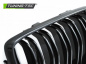 Preview: Upgrade Sportgrill Nieren für BMW 3er E46 LCI Limo/Touring 01-05 Hochglanz schwarz in Doppelsteg Design